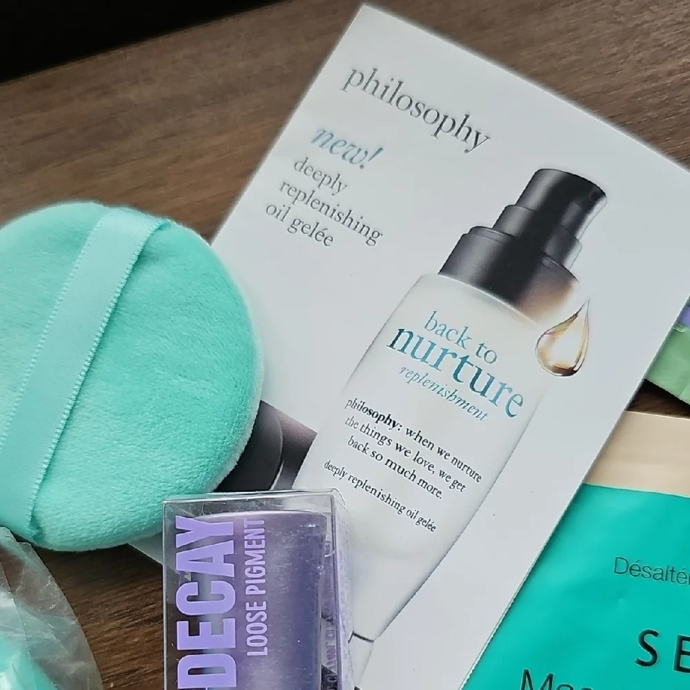 New Urban Decay Loose Pigment W Skincare Samples Sephora Self Care Pamper Mask